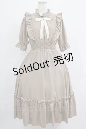 画像: m petit by misako / NINA'SコラボAMハイショクメローワンピース S ベージュ H-25-07-19-1014-LO-OP-NS-ZH