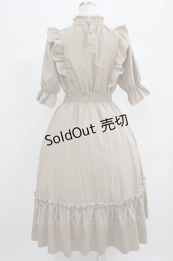画像3: m petit by misako / NINA'SコラボAMハイショクメローワンピース S ベージュ H-25-07-19-1014-LO-OP-NS-ZH (3)