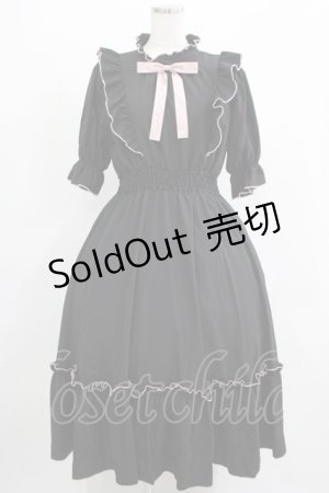 画像: m petit by misako / NINA'SコラボAMハイショクメローワンピース S ブラック H-25-07-19-1018-LO-OP-NS-ZH