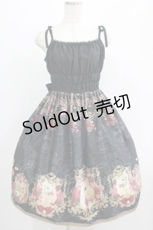 画像: Enchantlic Enchantilly / Queen Cat〜トランプの国〜ジャンパースカート Free ブラック H-25-07-19-1003-LO-OP-NS-ZH