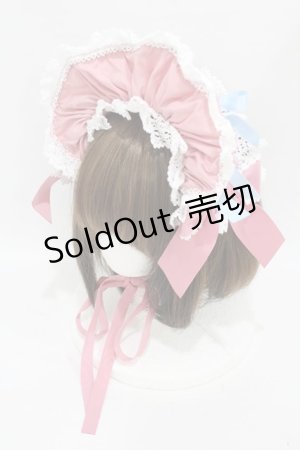 画像: BABY,THE STARS SHINE BRIGHT / Mignonette Fleurieフリルヘッドドレス  ローズピンク H-25-07-19-010-BA-AC-NS-ZH