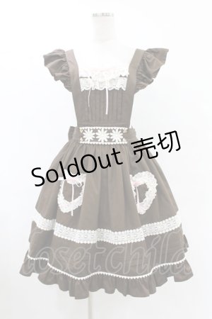 画像: BABY,THE STARS SHINE BRIGHT / BABY?petite p?tissi?reエプロンスカート Free ブラウン H-25-07-19-020-BA-SK-NS-ZH