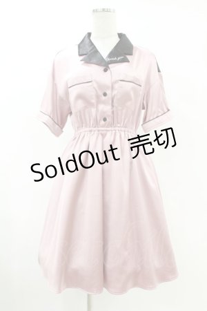 画像: Ank Rouge / ボウリングシャツワンピース M ピンク H-25-07-19-028-CA-OP-NS-ZH