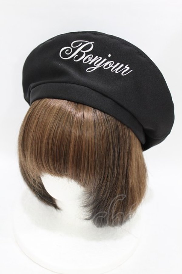 画像1: Ank Rouge / ロゴベレー  ブラック H-25-07-19-003-CA-AC-NS-ZH (1)