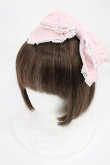 画像1: metamorphose / パール付サイドリボンカチューシャ  ピンク H-25-07-20-1041-ME-AC-NS-ZH (1)