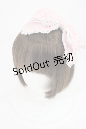 画像: metamorphose / パール付サイドリボンカチューシャ  ピンク H-25-07-20-1041-ME-AC-NS-ZH