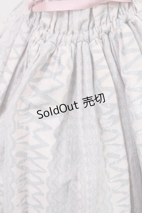 画像4: metamorphose / Lace up doll ハイウエストジャンパースカート Free グレー H-25-07-20-1003-ME-OP-NS-ZH (4)