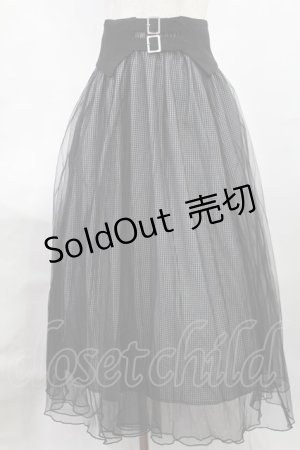 画像: EATME / ダブルベルトチュールスカート S ミックス H-25-07-20-1010-LO-SK-NS-ZH