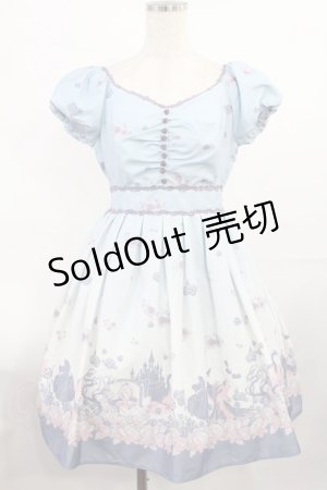 画像: Secret Honey / ローズ柄ワンピース（眠れる森の美女ver.） Free サックス H-25-07-20-1011-CA-OP-NS-ZH