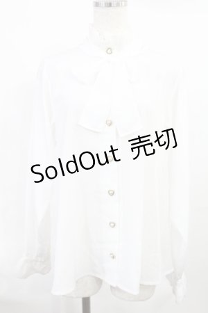 画像: Physical Drop / スタンドカラーハートホ゛タンブラウス Free オフ H-25-07-20-1016-LO-BL-NS-ZH