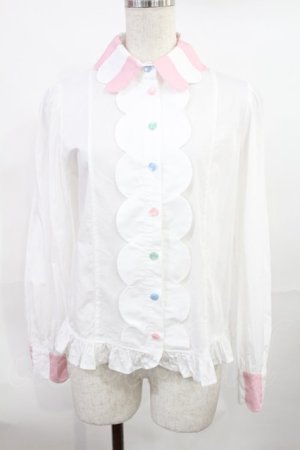 画像: Angelic Pretty / Candy Ornamentブラウス Free オフ/ピンク H-25-07-20-1022-AP-BL-NS-ZH