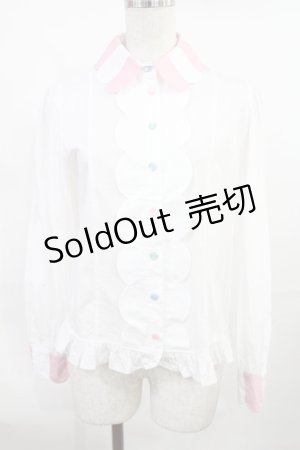 画像: Angelic Pretty / Candy Ornamentブラウス Free オフ/ピンク H-25-07-20-1022-AP-BL-NS-ZH