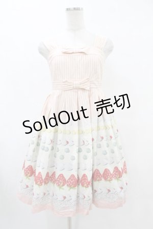 画像: Emily Temple cute / デコレーションケーキノースリーブワンピース  ピンク H-25-07-20-023-ET-OP-KB-ZH