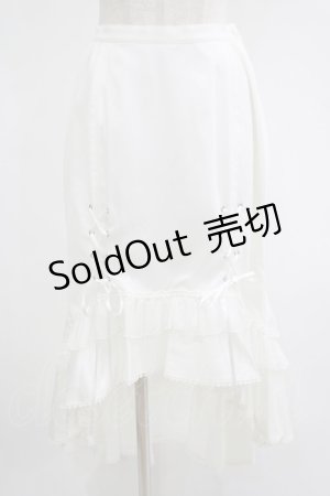 画像: ALICE and the PIRATES / Betrayals〜薔薇の思惑〜マーメイドスカート Free オフ白 H-25-07-21-025-PA-SK-NS-ZH