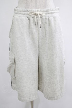 画像: Ank Rouge / Bemqinサイドポケットハーフパンツ M グレー H-25-07-21-026-CA-PA-NS-ZH