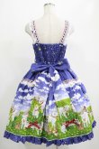 画像3: metamorphose / Dreamy Little Farm はしごレースフリルジャンパースカート サイズ1（通常サイズ） ブルー H-25-07-21-003-ME-OP-NS-ZH (3)