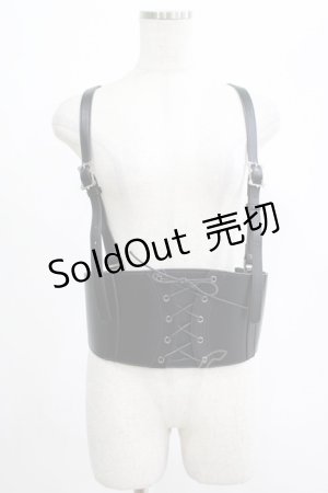画像: axes femme / コルセットハーネスベルト Free ブラック H-25-07-21-040-AX-TO-NS-ZH