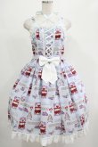 画像1: metamorphose / Disney Alice in Wonderlandジャンパースカートセット サイズ1（通常サイズ） サックス H-25-07-21-004-ME-OP-NS-ZH (1)