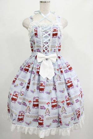 画像: metamorphose / Disney Alice in Wonderlandジャンパースカートセット サイズ1（通常サイズ） サックス H-25-07-21-004-ME-OP-NS-ZH