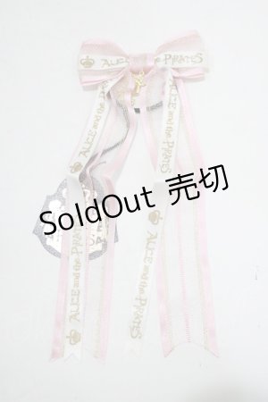 画像: ALICE and the PIRATES / ロゴルーシッドリボンゴム  ピンク H-25-07-21-060-PA-AC-NS-ZH