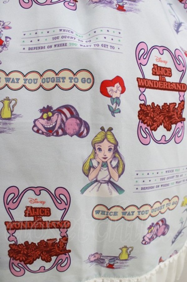 画像5: metamorphose / Disney Alice in Wonderlandジャンパースカートセット サイズ1（通常サイズ） サックス H-25-07-21-004-ME-OP-NS-ZH (5)