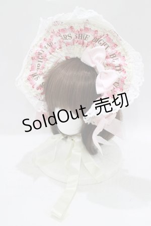 画像: BABY,THE STARS SHINE BRIGHT / Le Bouquet Eternel柄ボンネット  オフ白 H-25-07-21-066-BA-AC-NS-ZH