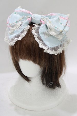 画像: BABY,THE STARS SHINE BRIGHT / Marie-Antoinette〜華麗なる輝きに秘めた永遠の想い〜柄カチューシャ  サックス H-25-07-21-072-BA-AC-NS-ZH
