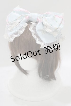 画像: BABY,THE STARS SHINE BRIGHT / Marie-Antoinette〜華麗なる輝きに秘めた永遠の想い〜柄カチューシャ  サックス H-25-07-21-072-BA-AC-NS-ZH