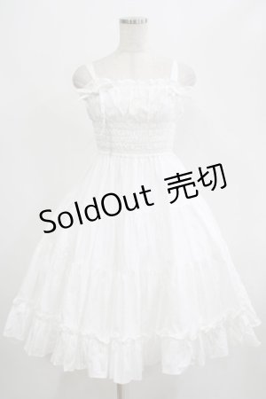 画像: Victorian maiden / レースリボンアンダードレス Free ホワイト H-25-07-21-005-CL-OP-NS-ZH