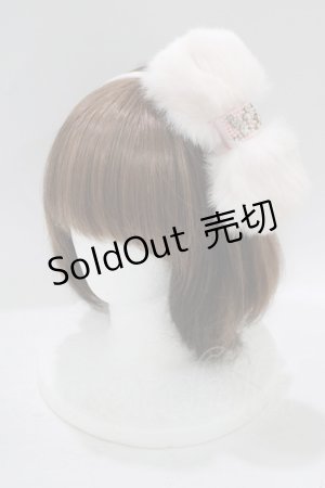 画像: JESUS DIAMANTE / ファーカチューシャ  ピンク H-25-07-21-081-JE-AC-NS-ZH