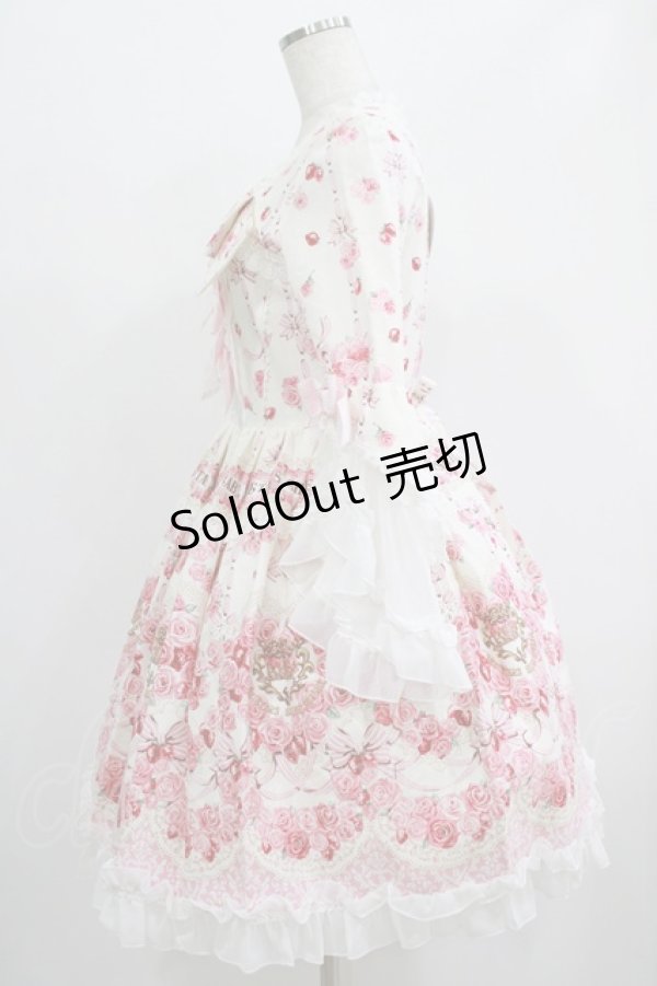 画像2: BABY,THE STARS SHINE BRIGHT / Le Bouquet Eternel柄ワンピース Free オフ白 H-25-07-21-008-BA-OP-NS-ZH (2)