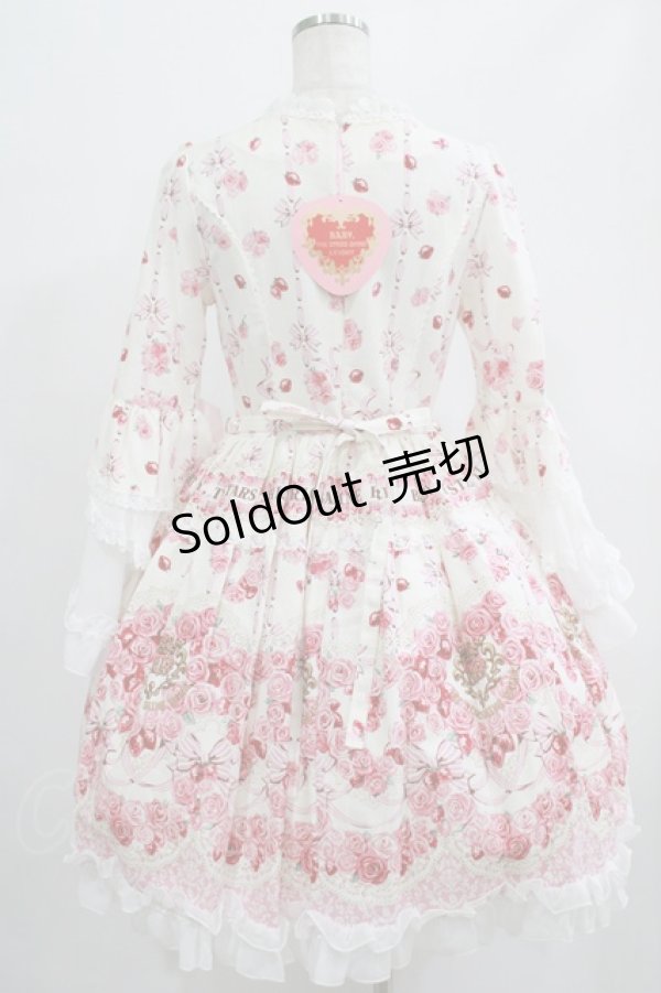 画像3: BABY,THE STARS SHINE BRIGHT / Le Bouquet Eternel柄ワンピース Free オフ白 H-25-07-21-008-BA-OP-NS-ZH (3)