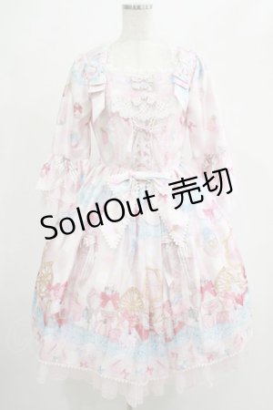 画像: BABY,THE STARS SHINE BRIGHT / Princess Cosmetics Dreamy Palette柄ワンピース Free ピンク H-25-07-21-016-BA-OP-NS-ZH