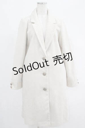 画像: axes femme / レース使いテーラードコート M アイボリー H-25-07-21-019-AX-CO-NS-ZH