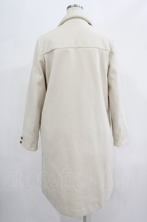 画像3: axes femme / レース使いテーラードコート M アイボリー H-25-07-21-019-AX-CO-NS-ZT-C001 (3)