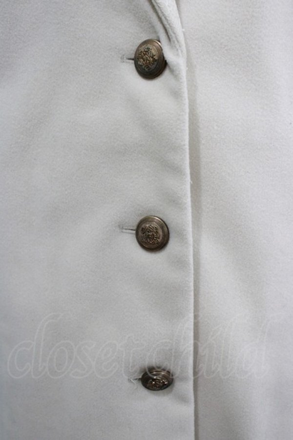 画像4: axes femme / レース使いテーラードコート M アイボリー H-25-07-21-019-AX-CO-NS-ZT-C001 (4)