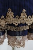 画像4: axes femme / シフォンプリーツスカート M ネイビー H-25-07-21-020-AX-SK-NS-ZH (4)