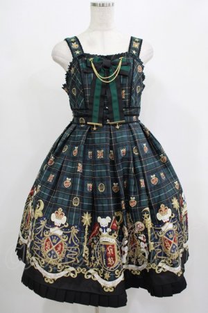画像: Angelic Pretty / リリカルバニーCollegeジャンパースカート Free グリーン H-25-07-22-001-AP-OP-NS-ZH