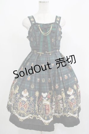 画像: Angelic Pretty / リリカルバニーCollegeジャンパースカート Free グリーン H-25-07-22-001-AP-OP-NS-ZH