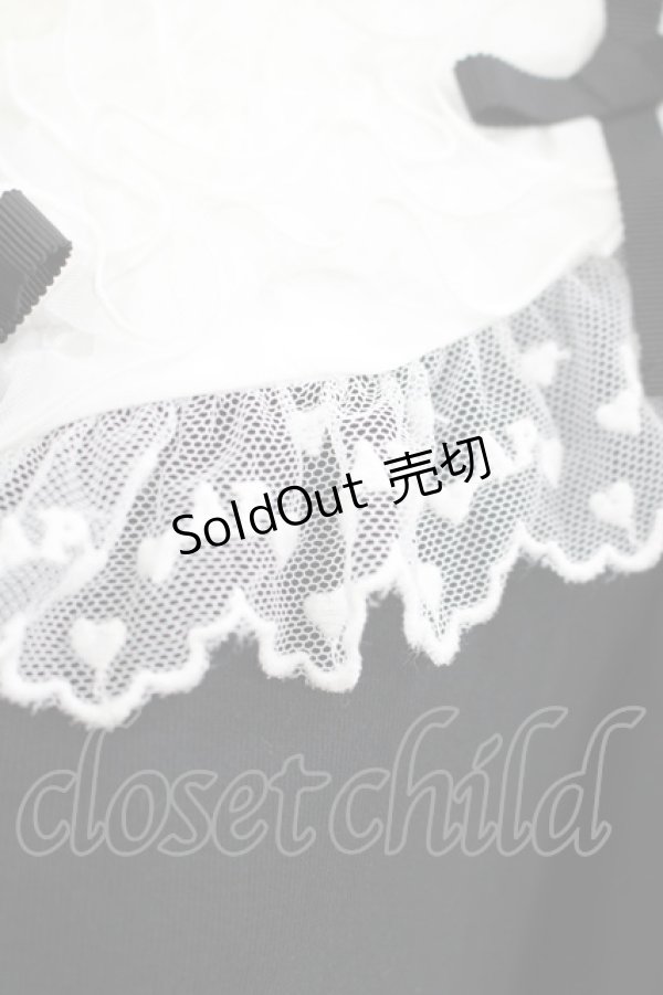 画像4: Angelic Pretty / Frill Doll半袖カットソー Free ブラック H-25-07-22-026-AP-TO-NS-ZH (4)