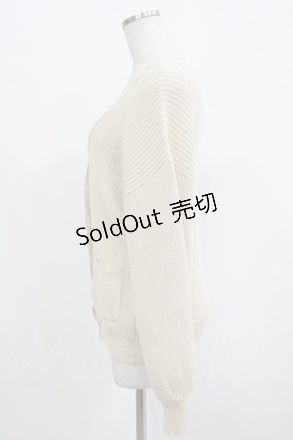 画像2: Fi.n.t / リボン釦ミドル丈ニットカーディガン Free IVORY H-25-07-22-028-CA-TO-NS-ZH (2)