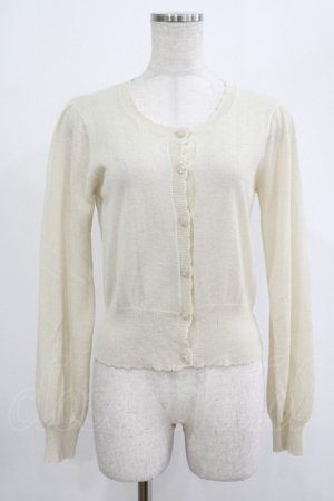 画像: F&A / UVカットUネックニットカーディガン Free OFF WHITE H-25-07-22-032-LO-TO-NS-ZH