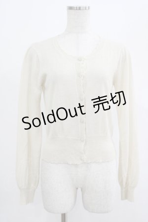 画像: F&A / UVカットUネックニットカーディガン Free OFF WHITE H-25-07-22-032-LO-TO-NS-ZH