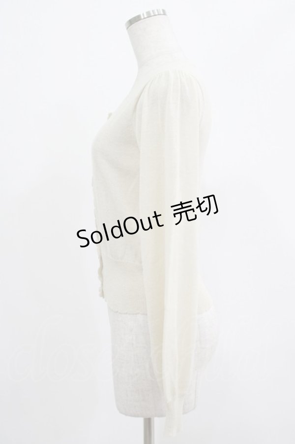 画像2: F&A / UVカットUネックニットカーディガン Free OFF WHITE H-25-07-22-032-LO-TO-NS-ZH (2)
