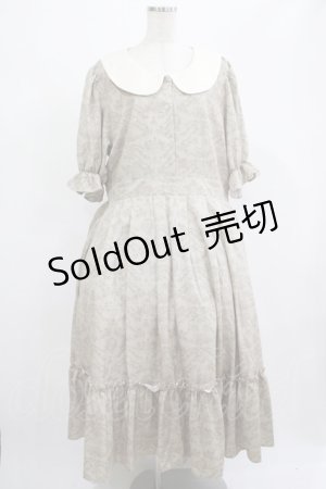 画像: m petit by misako / NINA’Sコラボトワルドジュイワンピース 4L ベージュ H-25-07-22-005-LO-OP-NS-ZH