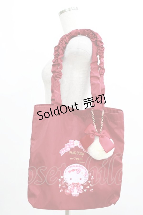 画像1: m petit by misako / サンリオキャラクターズコラボ ハローキティ トートバッグ  レッド H-25-07-22-044-LO-BG-NS-ZH (1)