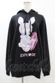 画像1: LAND by MILK BOY / BOMBERBOY HOODIE XL ブラック H-25-07-22-1047-0-TO-KB-ZH (1)