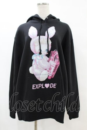 画像: LAND by MILK BOY / BOMBERBOY HOODIE XL ブラック H-25-07-22-1047-0-TO-KB-ZH