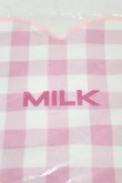 画像2: MILK / Heartギンガムタオル  ピンク H-25-07-22-1008-ML-ZA-KB-ZH (2)