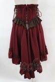 画像2: Ozz oneste / 薔薇刺繍オーバーコルセット  ボルドー H-25-07-22-1011-OO-ZA-KB-ZH (2)